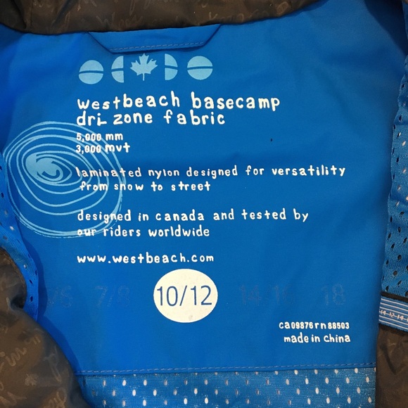 NEW Boys Westbeach Winter Jacket/Shell - Picture 6 of 6